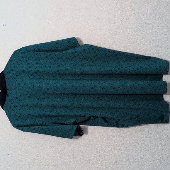 NWT Greyson The Journey Allover Wolf Logo Geo Print Fiddle Polo Shirt Men's XXL - Picture 9 of 13